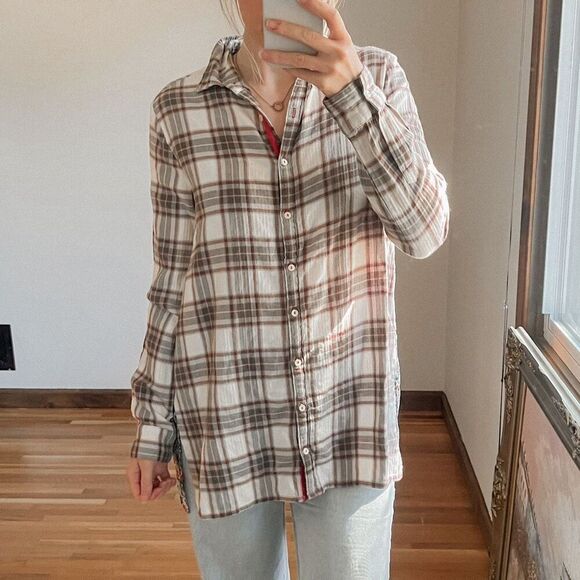 Johnny Was Anderson Plaid Button Down Size XS - Picture 1 of 7